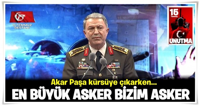 Org. Akar : İhanet şebekesi hesap verecek !