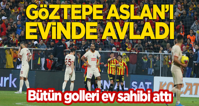 Aslan İzmir'de kayıp! Göztepe 2 - 1 Galatasaray