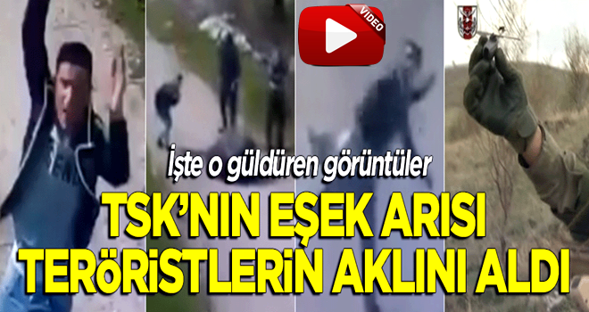 Eşek arısı mini İHA teröristlerin aklını aldı!