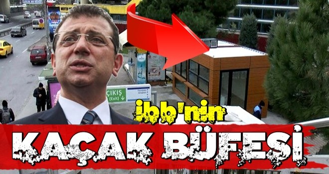 İBB, Güngören'de kaçak büfe kurdu! Zabıtalar başında 24 saat nöbet tutuyor .