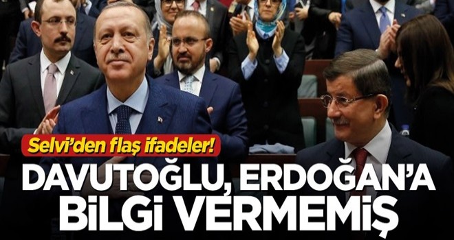 Abdulkadir Selvi’den flaş ifadeler! Davutoğlu, Erdoğan’a bilgi vermemiş