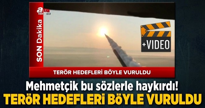 Afrin'de terör hedefleri işte böyle vuruldu!