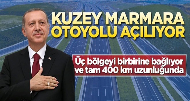 Kuzey Marmara Otoyolu’nun Kınalı-Çatalca kesimi açılıyor