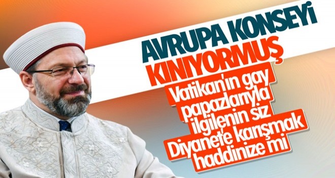 Haçlı Avrupa, İslam'ın hakikatlerini haykıran Ali Erbaş'ı hedef aldı! Türkiye'ye skandal dayatma