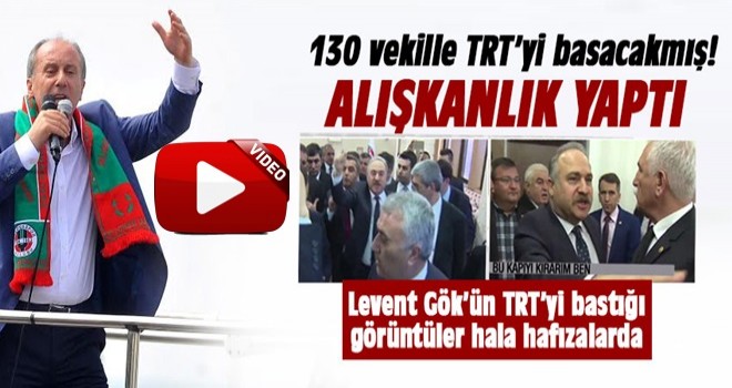 Muharrem İnce'den TRT'ye tehdit