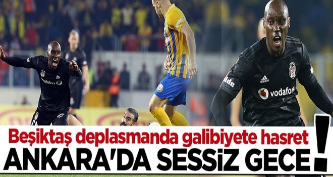 Beşiktaş-Ankaragücü maçında gol çıkmadı