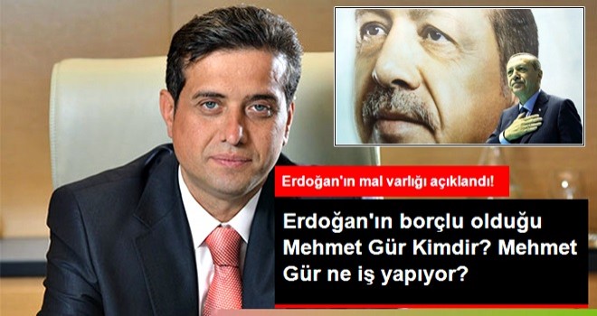 Cumhurbaşkanı Erdoğan'ın Borçlu Olduğu Mehmet Gür Kimdir? Mehmet Gür Ne İş Yapıyor?