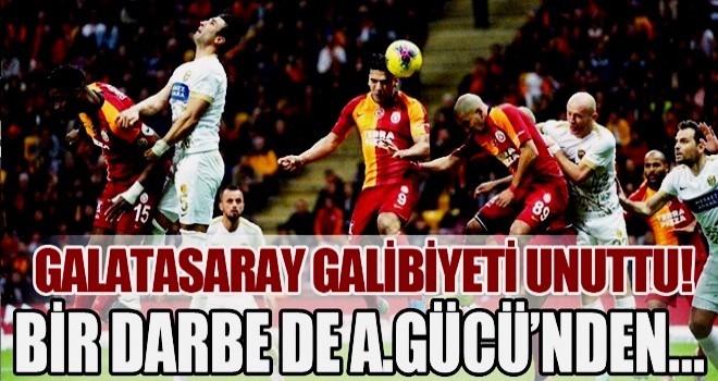 Galatasaray'a bir darbede Ankaragücü'nden