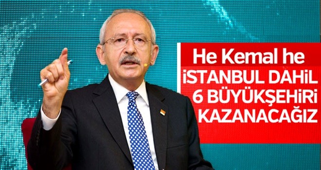 CHP'nin hedefi 6 yeni büyükşehir