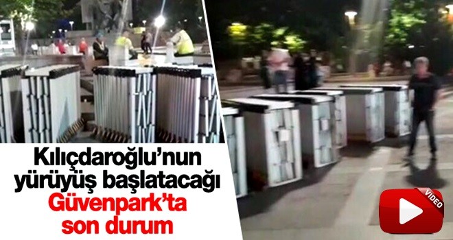 Kılıçdaroğlu'nun çağırdığı Güvenpark'ta güvenlik önlemleri