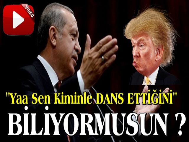 "Ya sen kiminle dans ettiğinin farkında değilsin. Yaptırımın ne ise geç kalma yap"