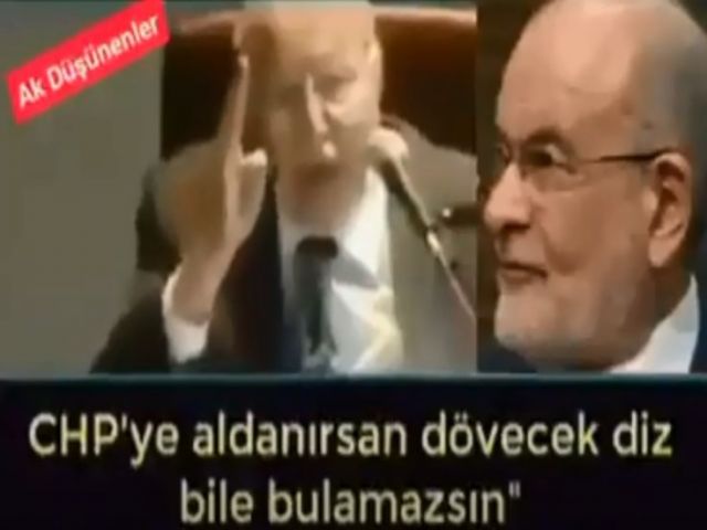 CHP YE ALDANIP KUYRUĞUNA YAPIŞMA !!