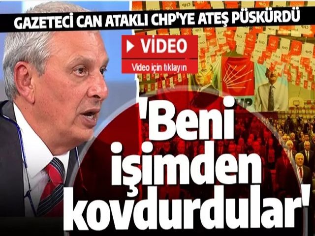 Can Ataklı CHP'ye ateş püskürdü! Kaynak Linki = https://www.akgazete.com.tr/haber/can-atakli-chpye-